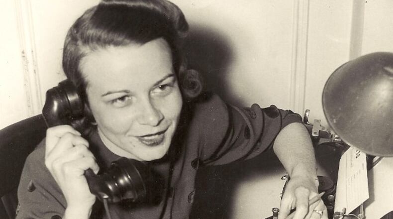 Lessie Smithgall wrote for the Atlanta Journal Sunday Magazine and with her husband, Charles Smithgall, founded the Gainesville Times. They met when they were both working at radio station WGST. Courtesy of the Smithgall family