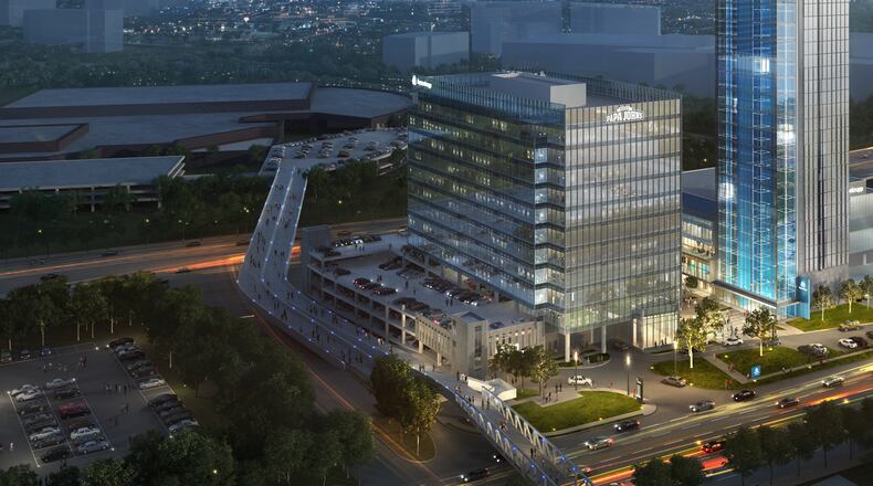 Papa John's will move renovate office space at The Battery Atlanta for its new, 60,000-square-foot headquarters. The new location is expected to open in the summer. Credit: Papa John's