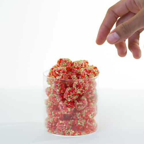 Nerds Gummy Clusters candies are displayed in Los Angeles on Thursday, Sept. 3, 2026. (AP Photo/Jae C. Hong)