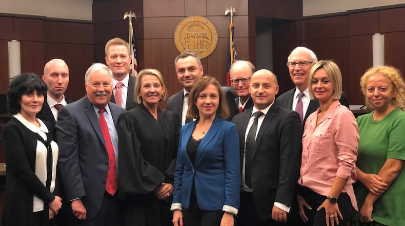 Representatives from the country of Georgia recently came to shadow Cobb County judges.