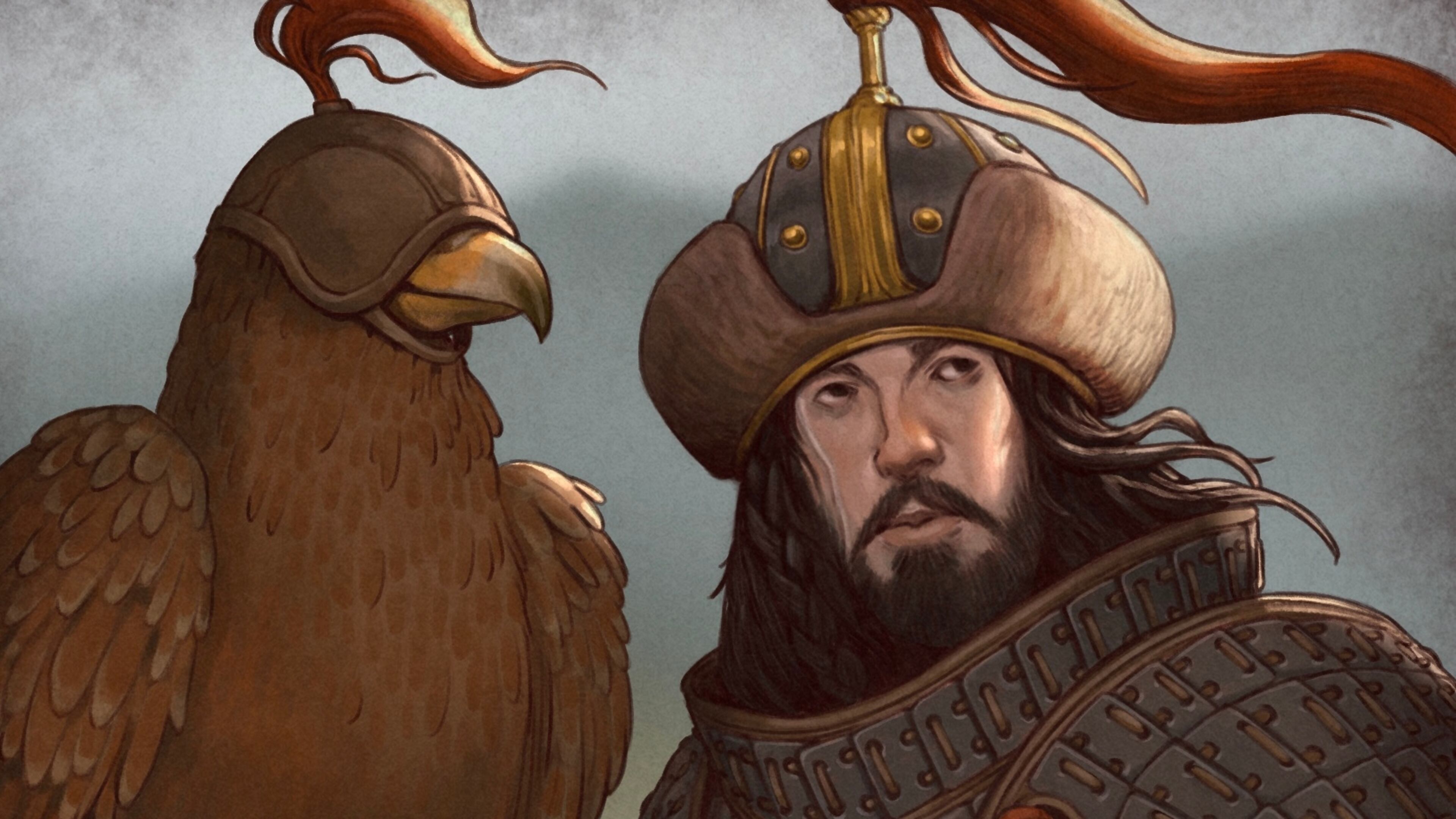 Warrior Bataar is the protagonist of "The Gryphon King." (Illustration by Ender Coskun)