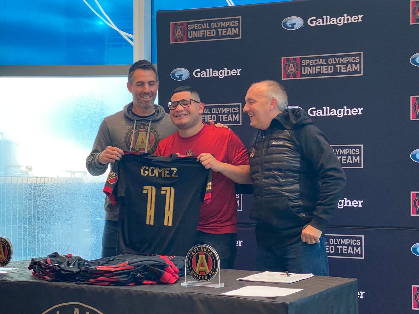 Atlanta United holds signing day party for its Special Olympics Unified Team