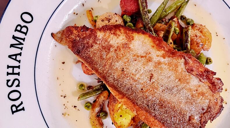Roshambo’s Seared Georgia Mountain Trout. (Courtesy of Layla Ritchey)