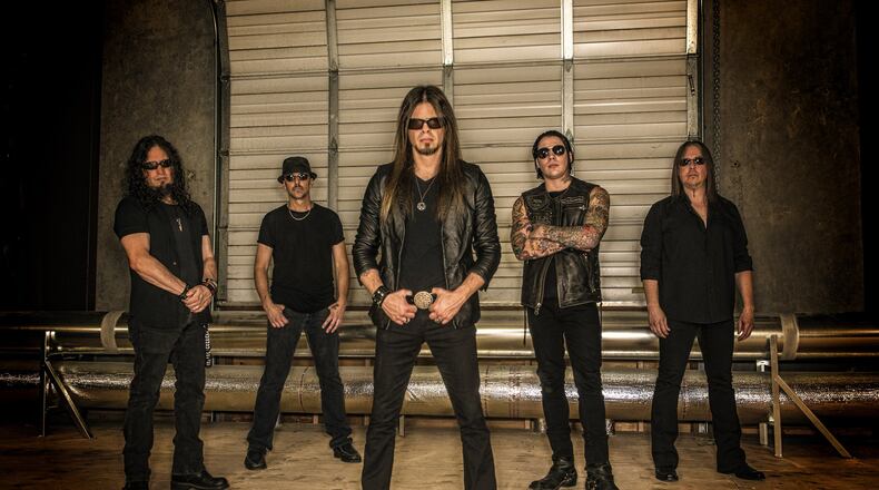 Queensryche, (left to right) Michael Wilton, Scott Rockenfield, Todd La Torre, Parker Lundgren and Eddie Jackson head to Atlanta in February. CONTRIBUTED