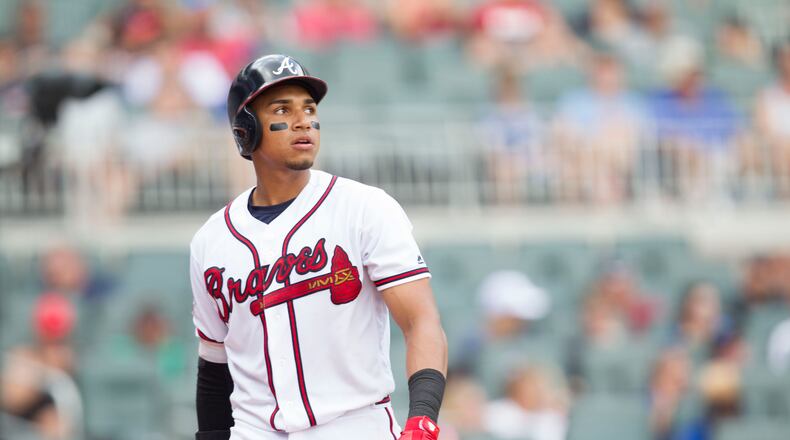 Braves infielder Johan Camargo. Chad Rhym/Chad.Rhym@ajc.com