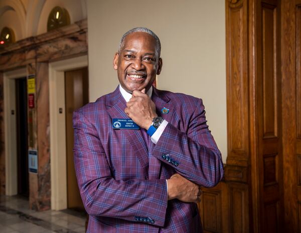 Sen. Emanuel Jones, D-Decatur, was first sworn into the Georgia Senate in 2005. He was named by the AJC as one of the best dressed lawmakers of 2021.
