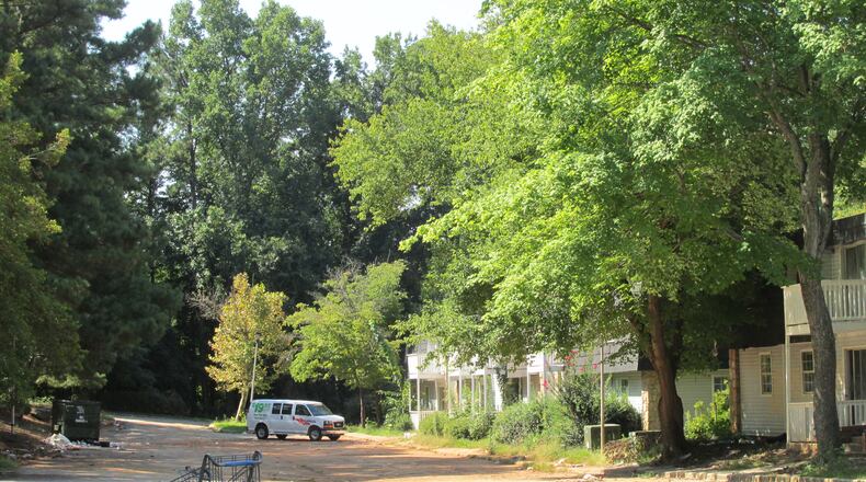 Blight at Creekside Forest Apartment Homes off Candler Road helped spur efforts to tackle similar issues around the county. Efforts are kicking off on Moreland Avenue.
