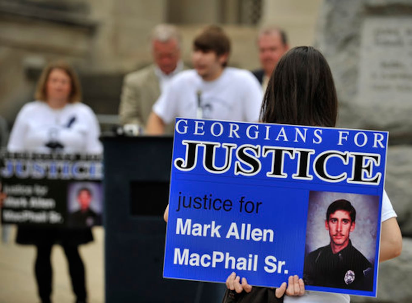 Rally to remember Officer Mark Allen MacPhail
