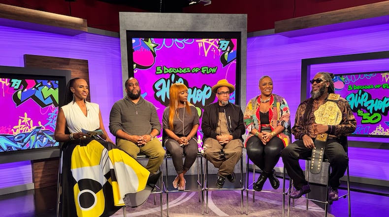 Portia Bruner (left) brought in a host of Atlanta hip-hop stars and the creators of The Atlanta Journal-Constitution doc "The South Got Something To Say" for an episode airing Dec. 14, 2023. RACHEL TOBIN