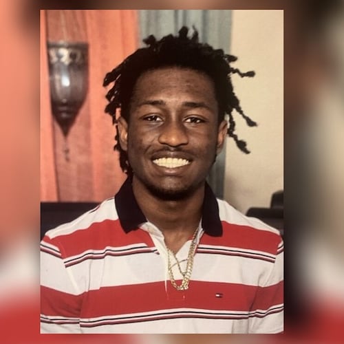 Michael Antonio Cobb Jr. was killed by a Spalding County deputy two years ago. The 23-year-old's family alleges he was unarmed and running away when he was shot four times. (Family photo)