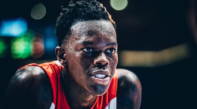 Dennis Schroder had 32 points to lead Germany to a win over Ukraine in EuroBasket 2017.