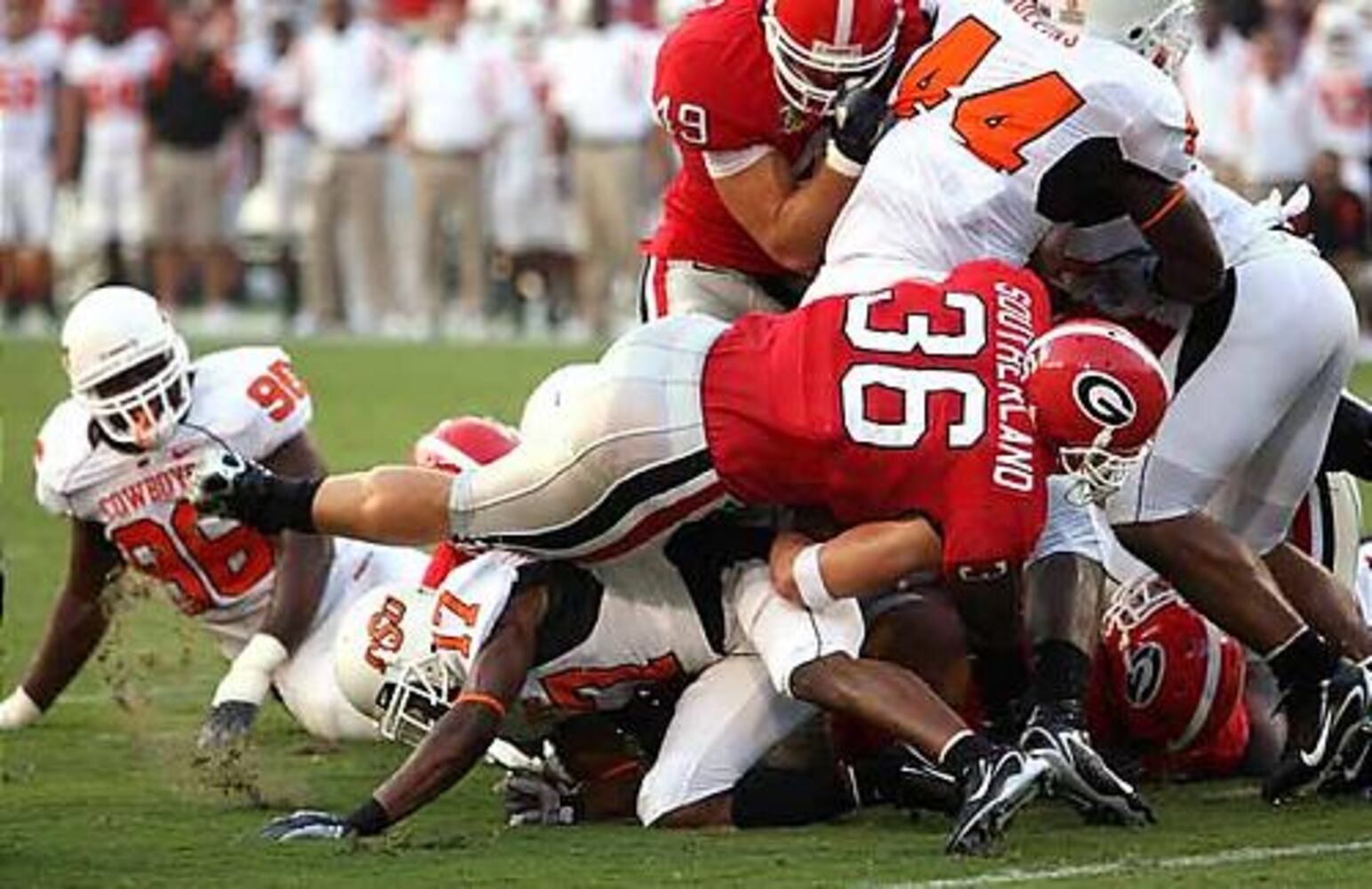 Georgia Bulldogs 35, Oklahoma St. 14 (2007)