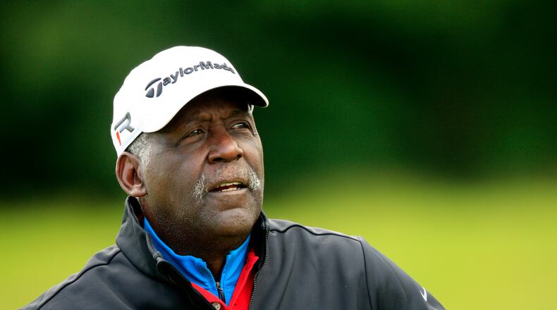 HERTFORD, UNITED KINGDOM - JUNE 15: Richard Roundtree looks on during the Affinity Real Estate Shooting Stars Second Round at The Grove Hotel on June 15, 2013 in Hertford, England. (Photo by John Phillips/Getty Images for Shooting Stars Benefit) HERTFORD, UNITED KINGDOM - JUNE 15: Richard Roundtree looks on during the Affinity Real Estate Shooting Stars Second Round at The Grove Hotel on June 15, 2013 in Hertford, England. (Photo by John Phillips/Getty Images for Shooting Stars Benefit)