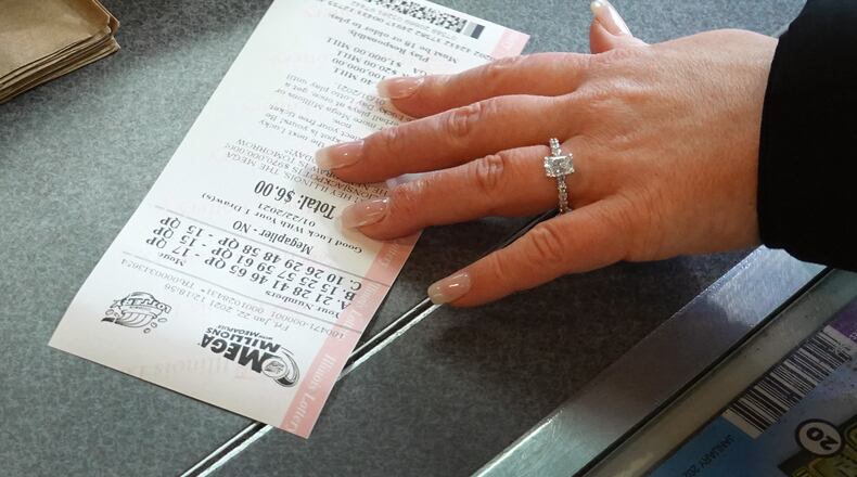 One ticket matched all five numbers and the Mega Ball in Friday night’s Mega Millions drawing for the $515 million jackpot. (Scott Olson/TNS)