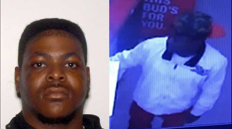 Cobb County police were looking for 27-year-old Cordale Jefferson (shown here) for possible involvement the Nov. 7, 2018, killing of 25-year-old Jack Myles. The photo on the left is Jefferson’s driver’s license photo and not a mugshot.
