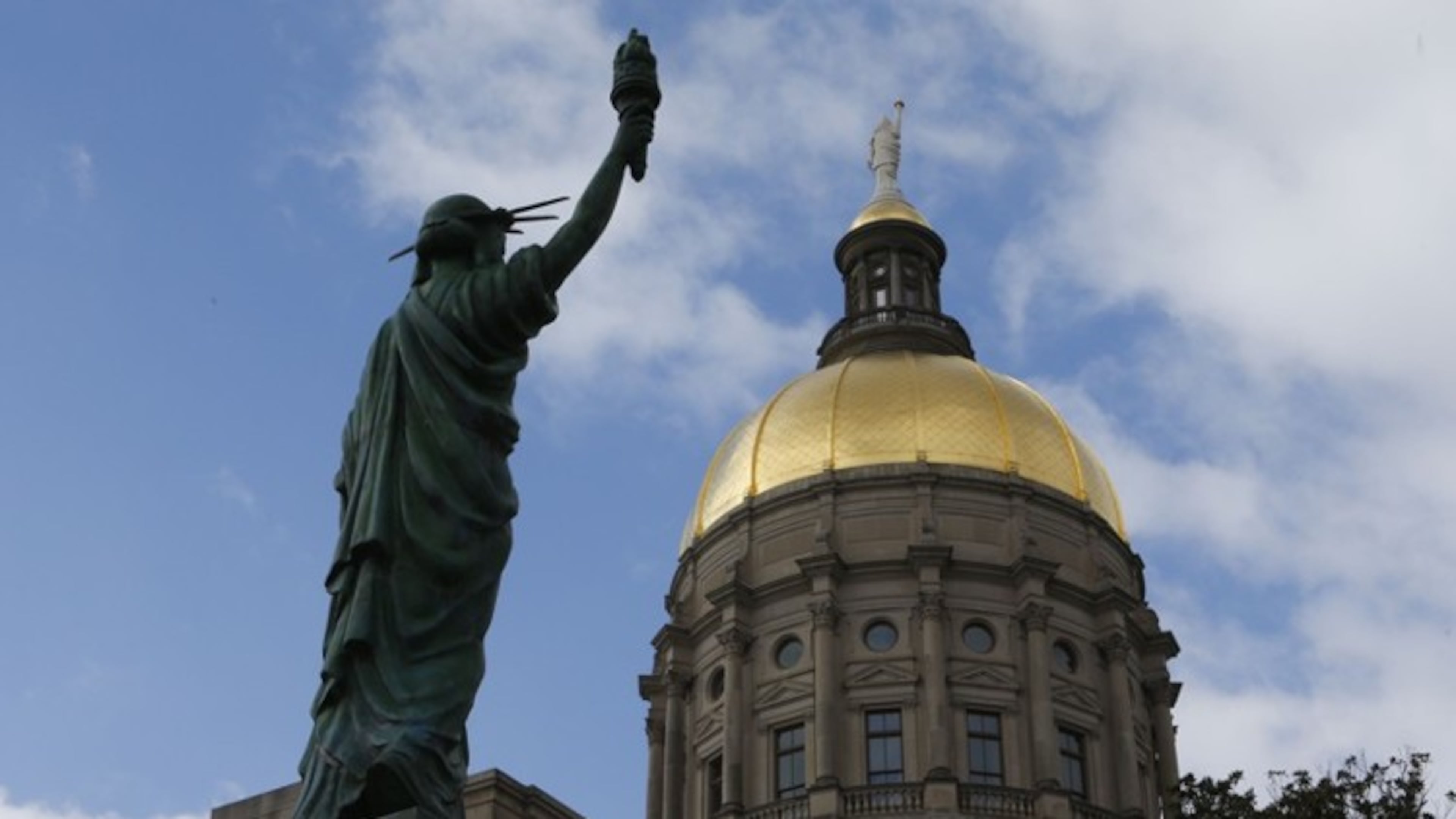 Georgia's iconic Gold Dome. (Bob Andres/AJC)