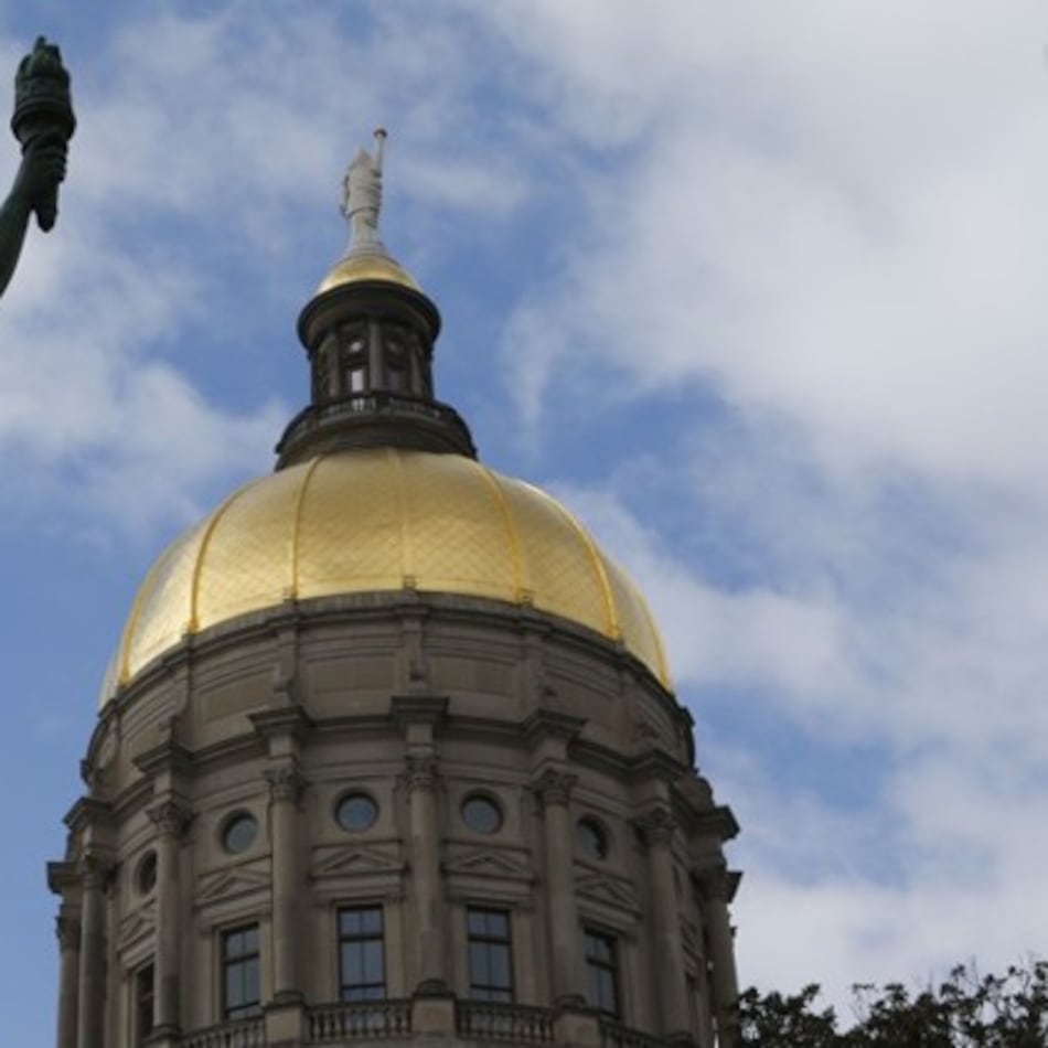Georgia's iconic Gold Dome. (Bob Andres/AJC)