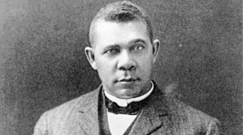 Booker T. Washington delivered his famous Atlanta Compromise speech at the 1895 Atlanta Cotton States and International Exposition in today's Piedmont Park. (file)
