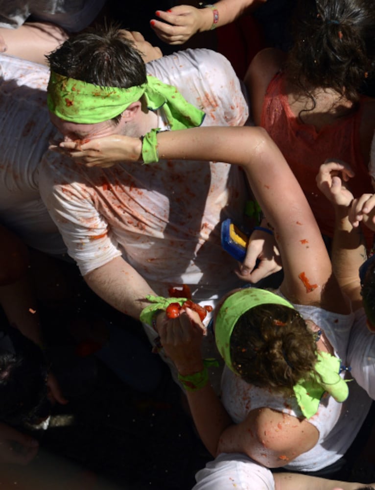 La Tomatina Festival 2014 in Spain
