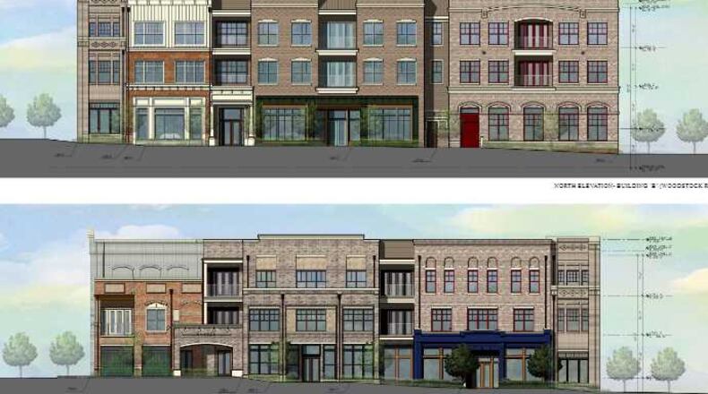 Renderings for Vickers, a mixed-use development planned for Roswell. The leasing agent for the development is actively seeking chef-driven restaurants, local boutique retailers and fitness concepts for the project.