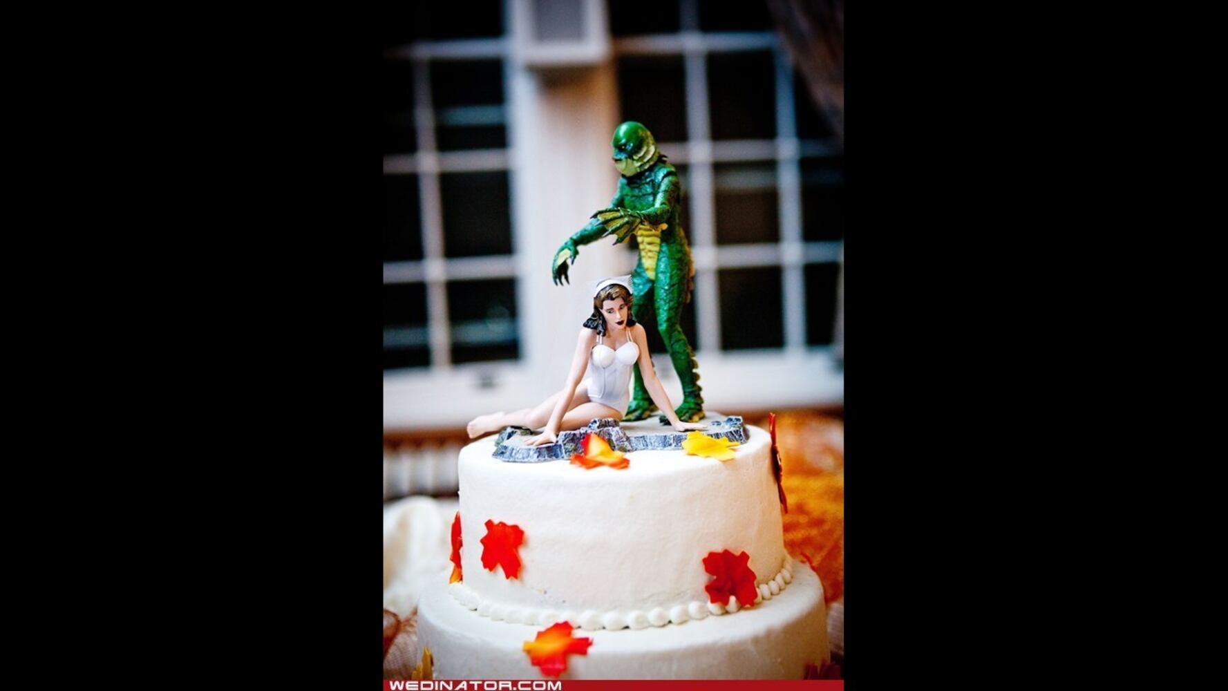Funny, odd wedding cakes