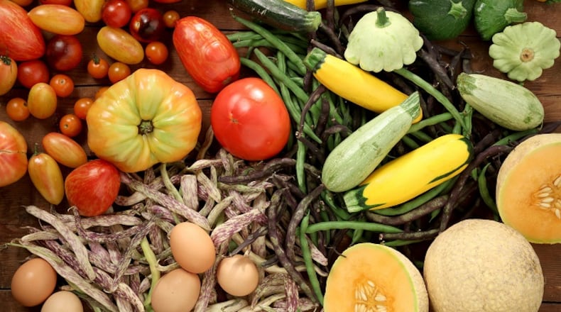 From tomatoes to summer squash to myriad varieties of beans, your farmers market provides endless inspiration. (Michael Tercha/Chicago Tribune/TNS)