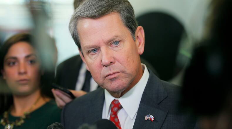 Republican Brian Kemp.  BOB ANDRES  /BANDRES@AJC.COM