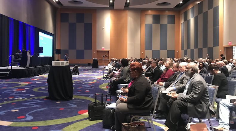 Pre-proposal meeting for Hartsfield-Jackson restaurant contracts (Kelly Yamanouchi/AJC)