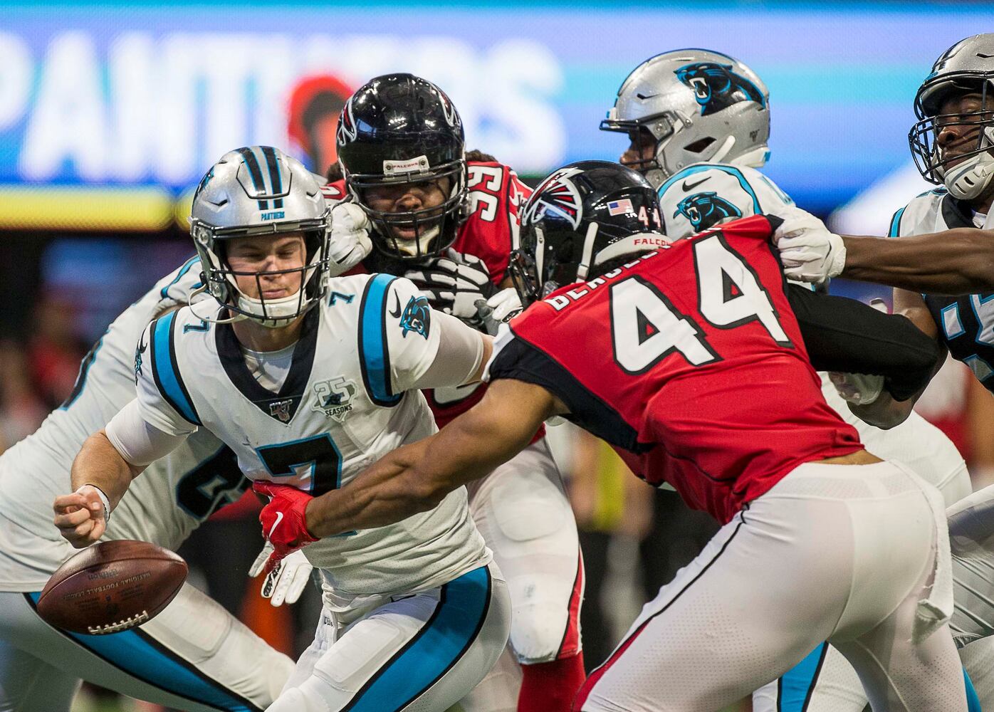 Photos: Falcons host Panthers, honor Roddy White