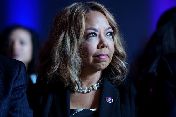 WASHINGTON, DC - SEPTEMBER 12: Representative Lucy McBath attends the Congressional Black Caucus Foundation's 53rd Annual Legislative Conference National Town Hall at Walter E. Washington Convention Center on September 12, 2024 in Washington, DC.  (Photo by Leigh Vogel/Getty Images for Congressional Black Caucus Foundation)