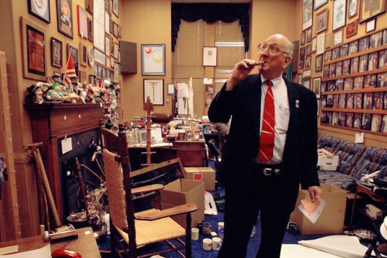 Tom Murphy (1924-2007) was Georgia's House Speaker for 28 years, the longest tenure for a Speaker in any state legislature. He served during the terms of five governors: Jimmy Carter, George Busbee, Joe Frank Harris, Zell Miller, and Roy Barnes. (Photo and capsule: New Georgia Encyclopedia)