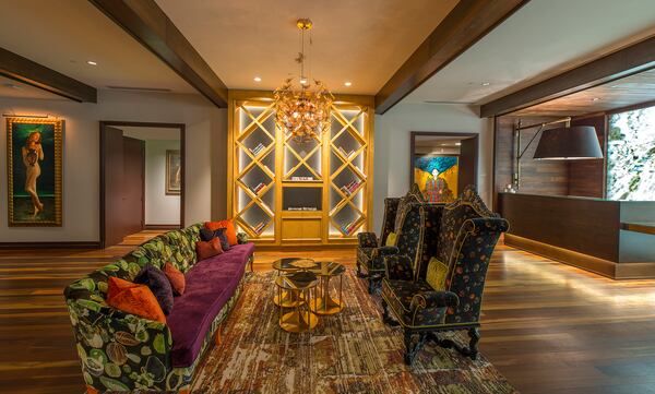 Grand Bohemian Hotel in Mountain Brook, Alabama, houses the Kessler Collection's largest art collection with 2,600 square feet of gallery space. 
Courtesy of Grand Bohemian Hotel Mountain Brook
