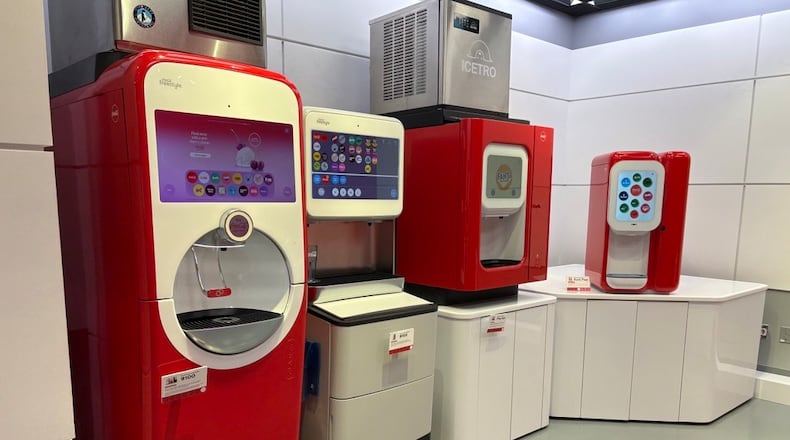 Coca-Cola equipment, such as its Freestyle soda fountain, is developed at a hidden lab in Atlanta, not far from the company headquarters. (Courtesy of Coca-Cola)