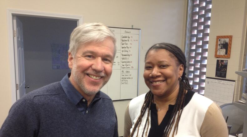 Denis O'Hayer and Rose Scott will be hosting a new two-hour noon show starting January 12, 2015. CREDIT: Rodney Ho/rho@ajc.com