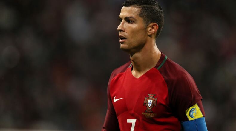 Cristiano Ronaldo of Portugal competed in Wednesday's Confederations Cup semifinal match against Chile.