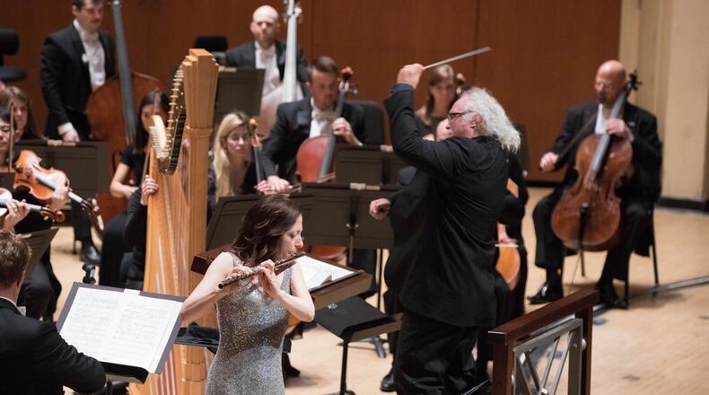Principal guest conductor Donald Runnicles leads the Atlanta Symphony Orchestra and soloist Christina Smith May 30, 2019 at Symphony Hall.