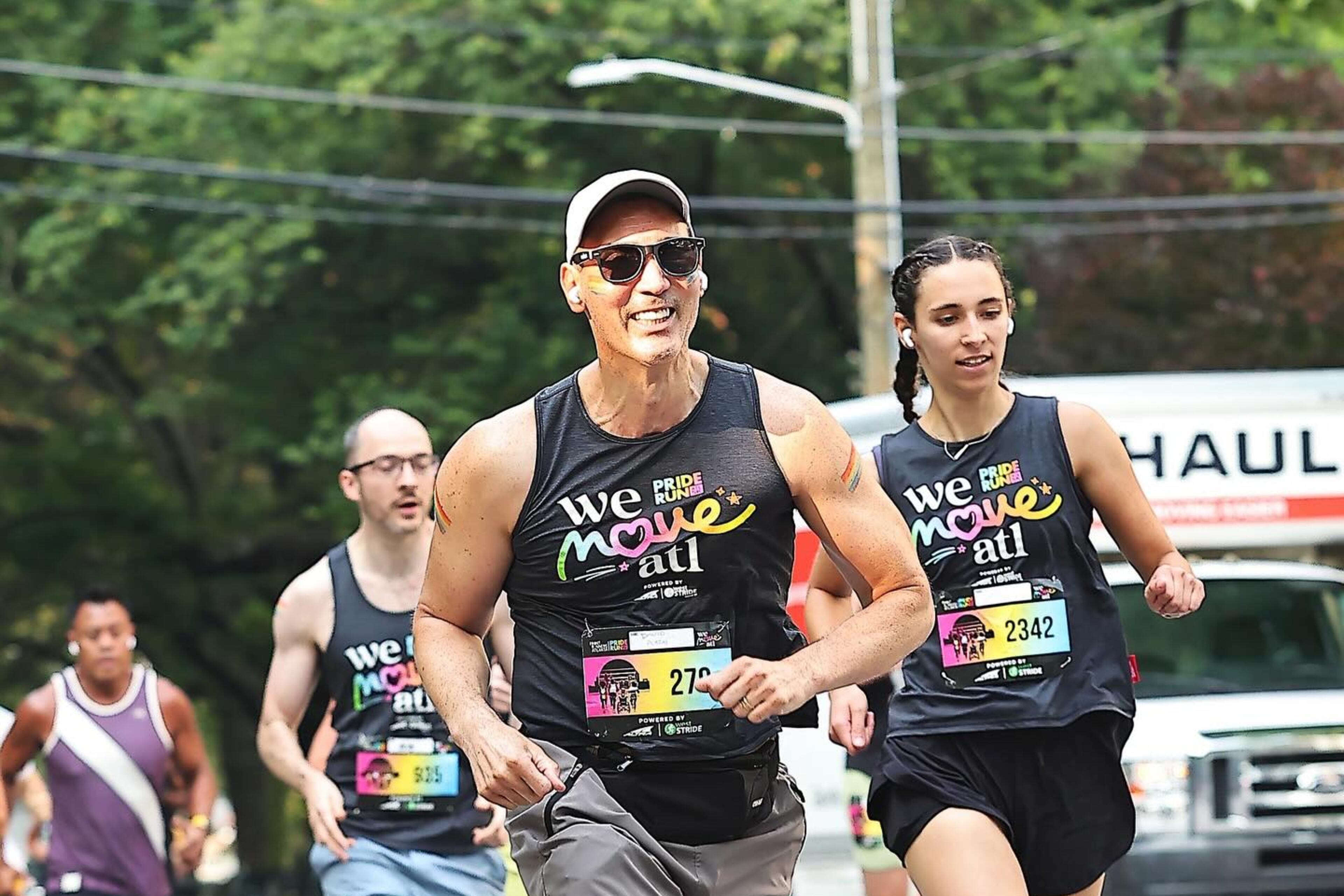 AJC opinion editor David Plazas runs the Pride Run ATL 5K on June 1, 2025, at Piedmont Park. (Courtesy of Pride Run ATL5K)