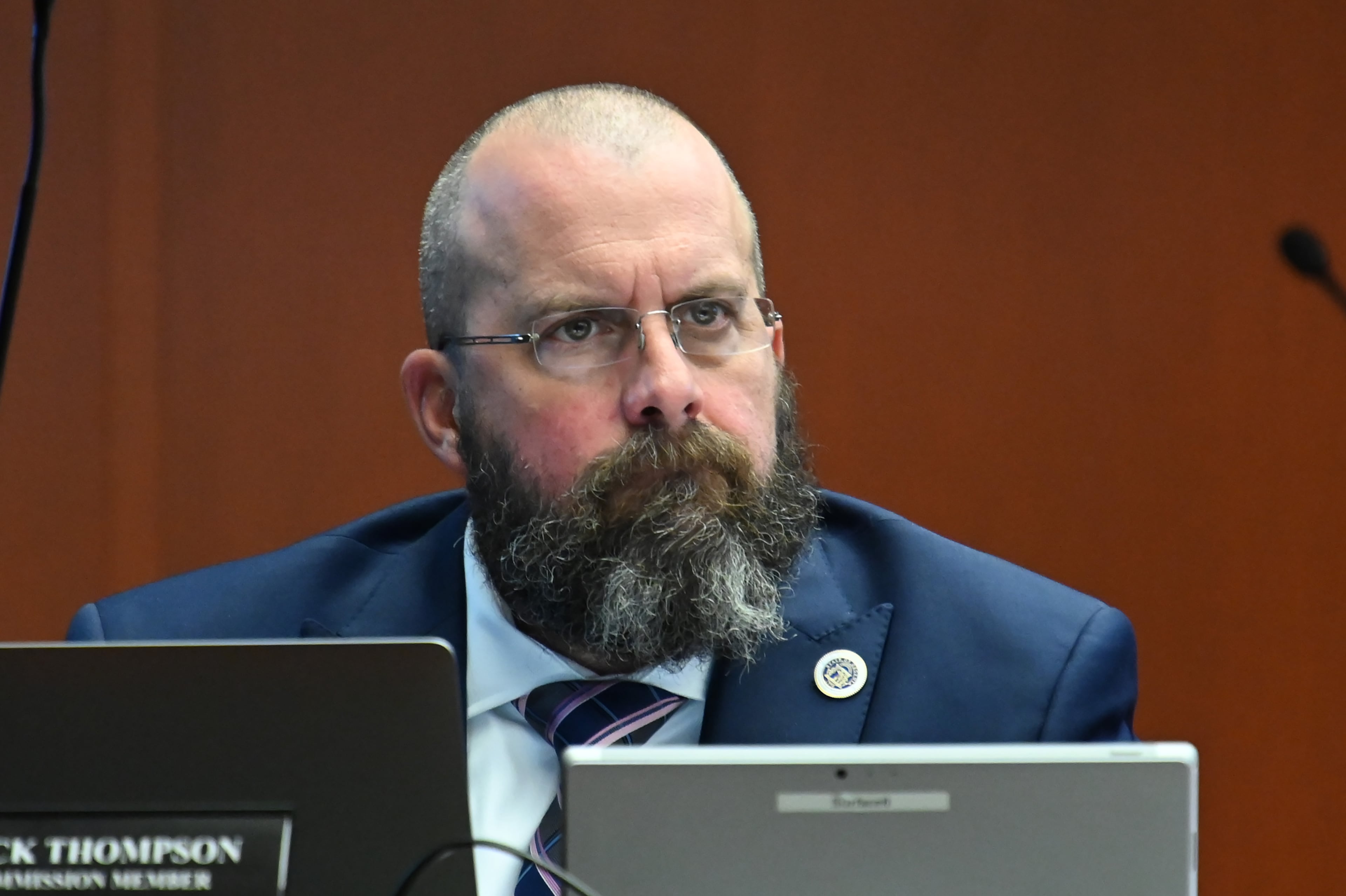 Rick Thompson, chairman of the Georgia Athletic and Entertainment Commission, which sanctions fights in the state, called the Jake Paul bout a "money grabber." (Hyosub Shin/AJC 2020)