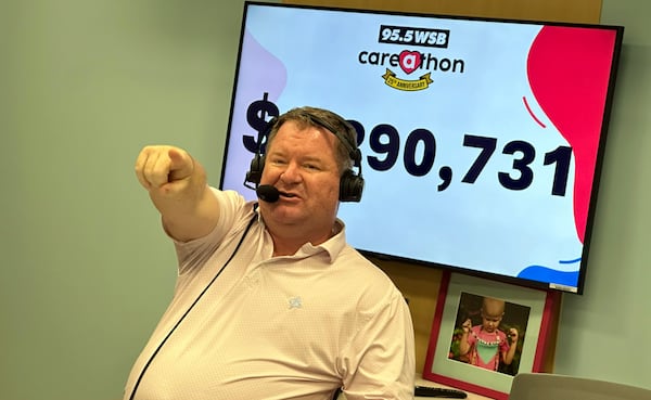 Erick Erickson, the syndicated host on WSB radio from noon to 3 p.m., has added an afternoon news update on YouTube. On July 25, 2025, Erickson participated in WSB's annual Care-a-thon for the Aflac Cancer and Blood Disorders Center in Atlanta. (Rodney Ho/AJC)