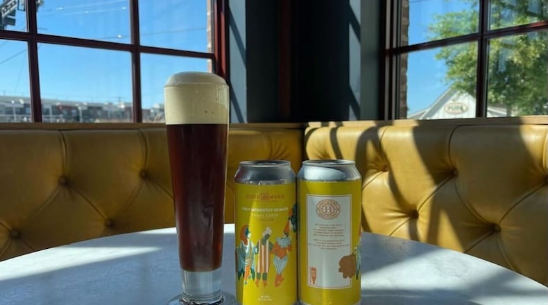 Good Word Only Memories Remain Czech dark lager. / Courtesy of Good Word Brewing