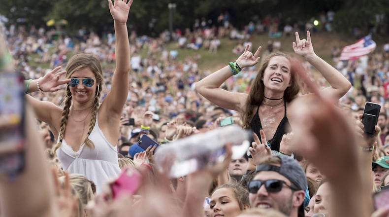 Music Midtown festival at Piedmont Park in Atlanta, Sunday, September 16, 2018. (ALYSSA POINTER/ALYSSA.POINTER@AJC.COM)