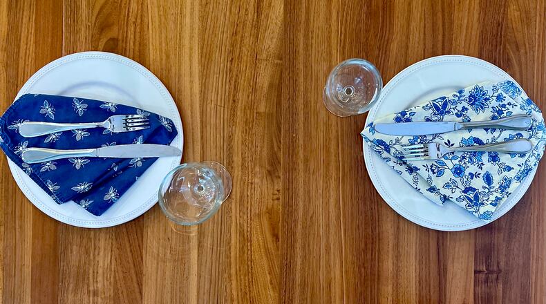 When you're used to cooking for a crowd, what changes when you cook for just two? As our writer learned, everything. (Kellie Hynes for The Atlanta Journal-Constitution)