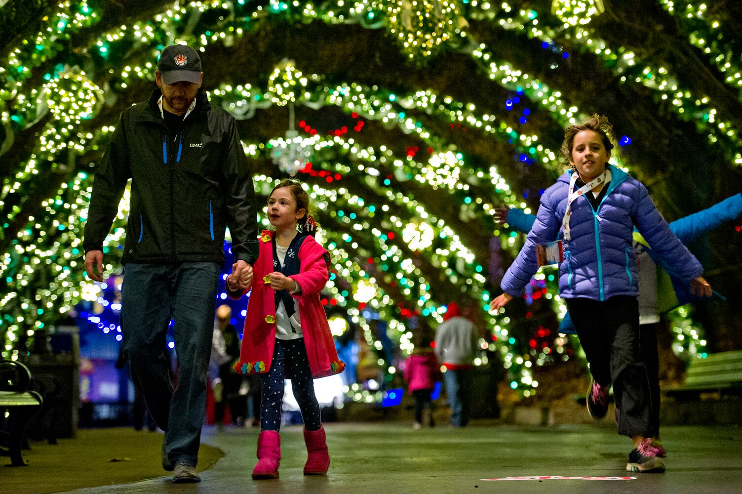 Six Flags lights