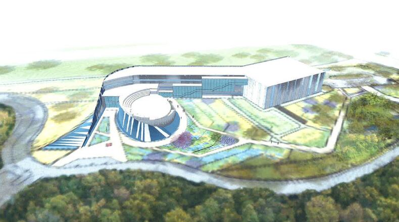 Gwinnett County wants to build a $30 million "water innovation center. These renderings provided by architecture and engineering firm Jacobs offer a glimpse at what the center could look like.