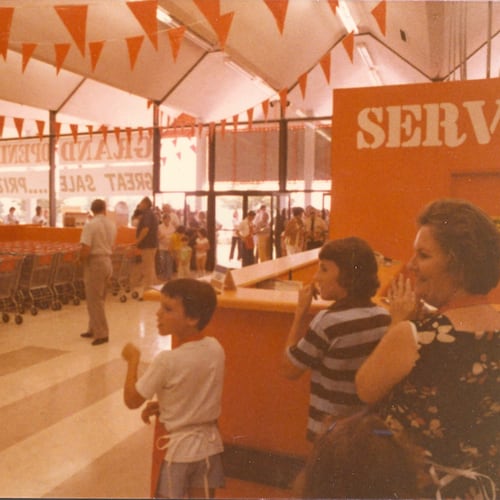 The first two Home Depot stores opened June 22, 1979, on Memorial Drive and Buford Highway. (Courtesy of Home Depot)