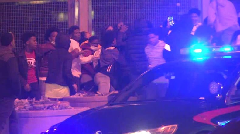 Investigators said more than 300 teens were involved in the fight.