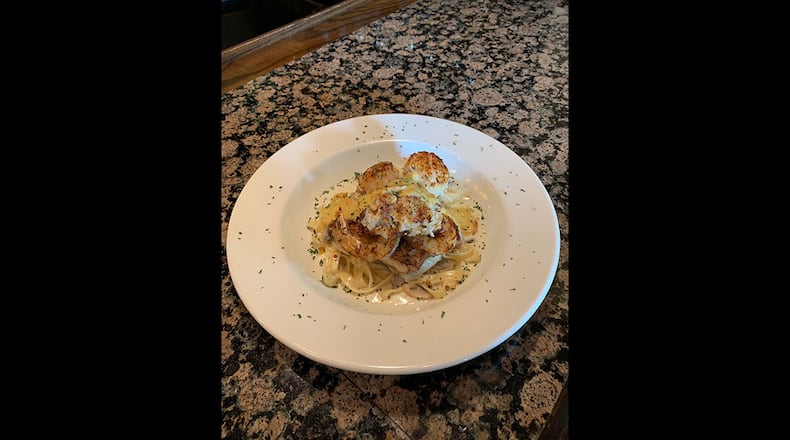 Recipe: Houndstooth Grill & Bar's Mixed Seafood Fettucine