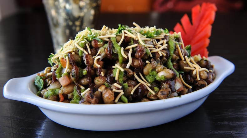 Be sure to check out the chora chat served at Tava Indian Bistro, a Northern Indian joint in the Decatur strip mall known as Patel Plaza. (Becky Stein / www.beckysteinphotography.com)