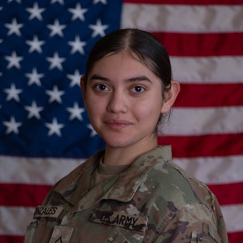This undated image provided by the U.S. Army shows Pvt. Isabella Gonzales, 19, of Carrollton, Texas. (U.S. Army via AP)