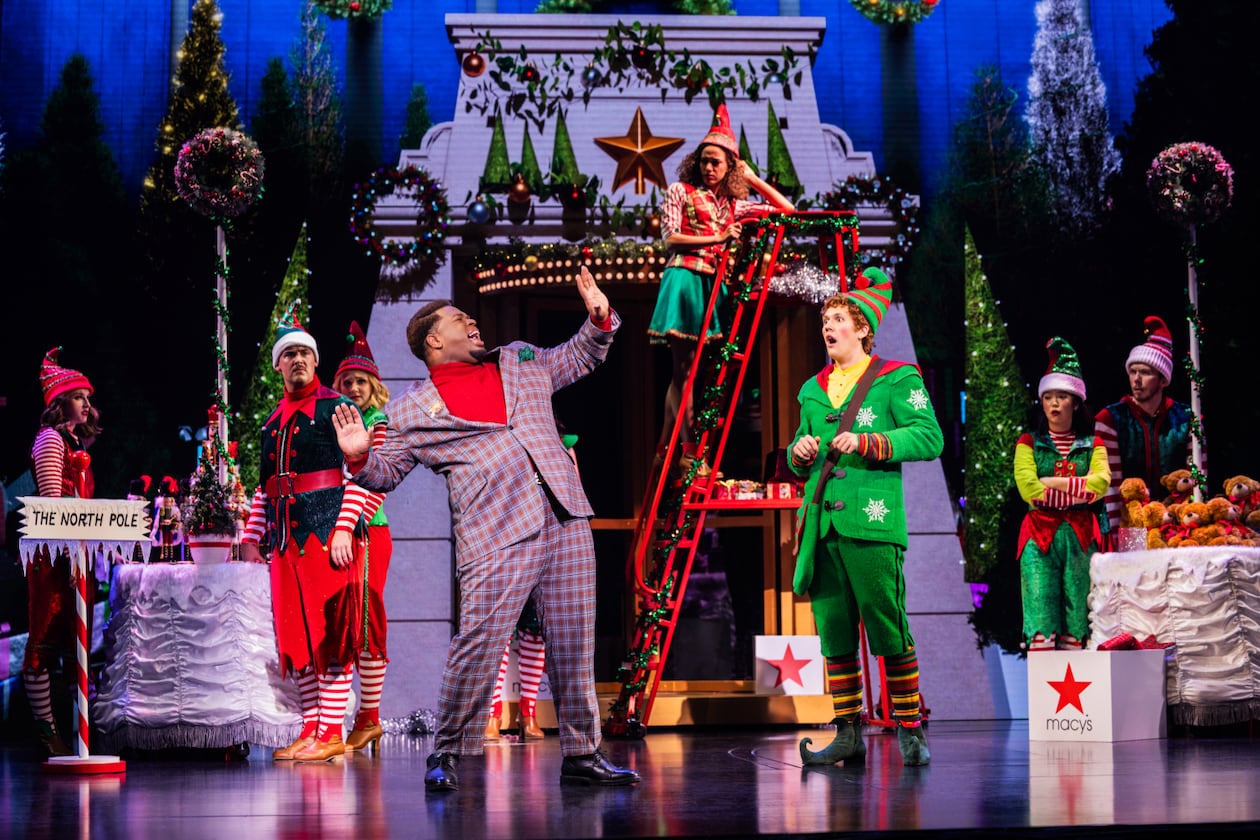 “Elf The Musical” comes to the Fox Theatre for multiple shows Friday through Sunday. (Courtesy of MurphyMade/Evan Zimmerman)